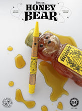 Load image into Gallery viewer, Poster graphic Promoting the Honey Bear, showing the pen leaning on a bear-shaped honey bottle.