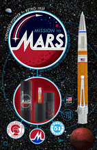 Load image into Gallery viewer, Retro 51 Tornado Popper Mission to Mars Rollerball Pen | XRR-17P2