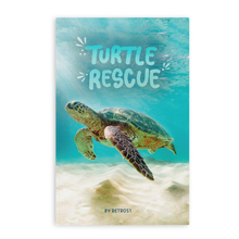 Load image into Gallery viewer, Front cover for the The Retro 51 Sea Turtle Rescue Notebook.