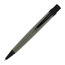 Load image into Gallery viewer, Front view of the Retro 51 Nardo Gray pen with black trims.