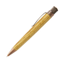 Load image into Gallery viewer, Side view of The Retro 51 Tornado Woodworks Bourbon barrel Pen on a white background.