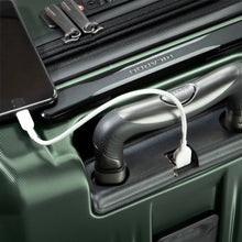 Load image into Gallery viewer, A cellphone charging from the USB plug under the expandable handle. Battery not included.