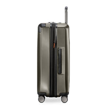 Load image into Gallery viewer, Side panel view of the graphite hard shell suitcase.