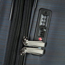 Load image into Gallery viewer, Close up to the TSA approved, three-digit combination lock.