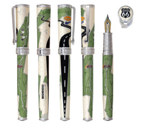 Load image into Gallery viewer, Full View Of The Olive Route 66 Pen