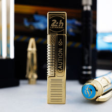Load image into Gallery viewer, Side panel view of the lighter with 24H Le Mans logo and Caution engravings.