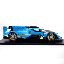 Load image into Gallery viewer, Side panel view of the blue car model.