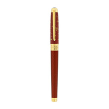 Load image into Gallery viewer, Front view of the Bordeaux pen with the cap on.