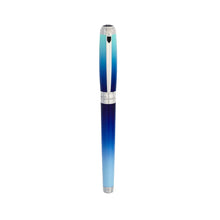 Load image into Gallery viewer, Front view of the rollerball pen with the cap on.
