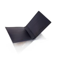 Load image into Gallery viewer, Interior view of the wallet, featuring the 6 credit card slots.