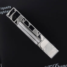 Load image into Gallery viewer, Side view of the lighter, featuring the engraved details and striker.