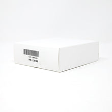 Load image into Gallery viewer, Angled view of the white card stock packaging.