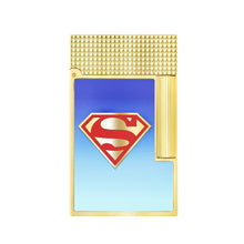 Load image into Gallery viewer, Front view of a lighter with the Superman logo.