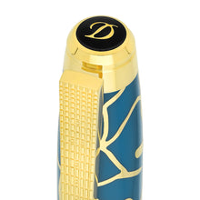 Load image into Gallery viewer, Close up to the blue pen cap top and clip.