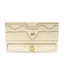 Load image into Gallery viewer, Front view of the presentation box, showing the booklet drawer.