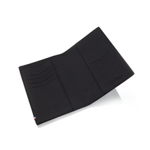 Load image into Gallery viewer, Unfolded view of the vertical wallet, showing the interior.