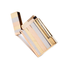 Load image into Gallery viewer, Angled front view of the lighter with the lid lifted