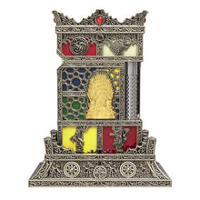 Load image into Gallery viewer, Front view of the lighter featuring the iron throne.
