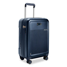 Load image into Gallery viewer, Briggs & Riley Sympatico Essential Carry-On Spinner - Navy
Front Angled View
Dimensions: 22 x 14 x 9-11.25 in / 55.9 x 35.6 x 22.9-28.6 cm