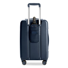 Load image into Gallery viewer, Briggs & Riley Sympatico Essential Carry-On Spinner - Navy
Power Pocket on Back Panel also has enough for travel umbrella (not included in purchase)
Dimensions: 22 x 14 x 9-11.25 in / 55.9 x 35.6 x 22.9-28.6 cm