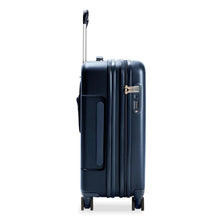 Load image into Gallery viewer, Briggs & Riley Sympatico Essential Carry-On Spinner - Navy
Image of Side Panel View in non-expanded position
Dimensions: 22 x 14 x 9-11.25 in / 55.9 x 35.6 x 22.9-28.6 cm