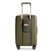 Load image into Gallery viewer, Briggs & Riley Sympatico Essential Carry-On Spinner - Olive
Power Pocket on Back Panel also has enough room for travel umbrella (not included in purchase)
Dimensions: 22 x 14 x 9-11.25 in / 55.9 x 35.6 x 22.9-28.6 cm