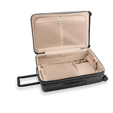 Load image into Gallery viewer, Briggs & Riley Sympatico Large Expandable Spinner - Black
Image of Divided Interior Packing with Lid Compartment shown zipped closed
Dimensions: 30 x 20 x 12-14.25 in / 76.2 x 50.8 x 30.5-36.2 cm