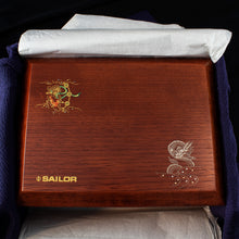 Load image into Gallery viewer, Top view of the wooden presentation box.