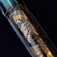 Load image into Gallery viewer, Close up to the dragon supreme on the barrel.