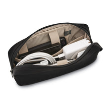 Load image into Gallery viewer, Interior view of the removable black pouch.