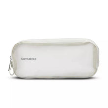 Load image into Gallery viewer, Front view of the small packing bag, zipped.