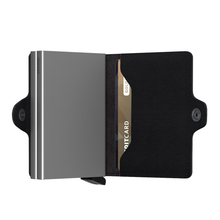 Load image into Gallery viewer, Opened view of the Original Black Twinwallet.
