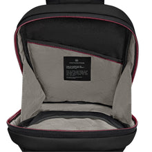 Load image into Gallery viewer, Victorinox Travel Essentials Sling Bag - Black
Image of Interior View, showing inside organization.  Also showing nylon gussets to prevent contents from spilling out when unzipped.
Height:  11.8"
Length:  3.1"
Width:    7.1"
Weight:  0.9 lbs.