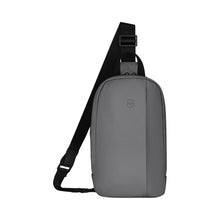 Load image into Gallery viewer, Victorinox Travel Essentials Sling Bag - Frost Grey
Image of Front Panel View
Height:  11.8"
Length:  3.1"
Width:    7.1"
Weight:  0.9 lbs.
