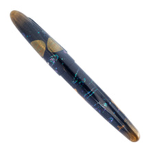 Load image into Gallery viewer, Side view of the Koi Oasis fountain pen with the cap on.
