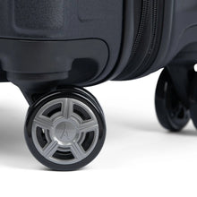 Load image into Gallery viewer, Close up to a wheel on the suitcase.
