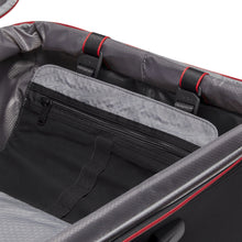 Load image into Gallery viewer, Interior close up to the zipper-closing pockets on the adjustable straps.