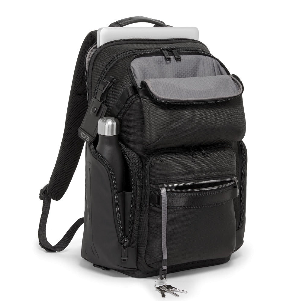 Tumi ALPHA BRAVO Black Nomadic Backpack | Airline International