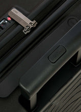 Load image into Gallery viewer, Close up to the top of the suitcase. The center has the 3-number combination lock.