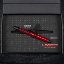 Load image into Gallery viewer, Top view of the fountain pen inside the presentation box.