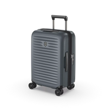 Load image into Gallery viewer, Front angled view of the hard shell suitcase.
