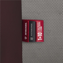 Load image into Gallery viewer, Close up to the Antimicrobial Tag, the Victorinox Logo tag, and Warranty Tag