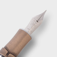 Load image into Gallery viewer, Close up to the Fountain Pen nib and grip section.