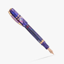 Load image into Gallery viewer, Angled shot of the Fountain Pen with the cap posted on the top of the barrel.