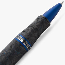 Load image into Gallery viewer, Rollerball pen tip with blue accents on a white background.