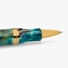 Load image into Gallery viewer, Nib close up of the Eagle Bule Rollerball Pen