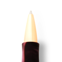 Load image into Gallery viewer, Visconti Homosapiens Iris Garden Rollerball Pen nose section close up.