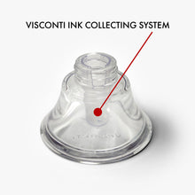 Load image into Gallery viewer, The empty glass ink bottle showing the ink collecting system.