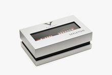 Load image into Gallery viewer, Visconti Skeleton Ruby Red pen inside its presentation box.