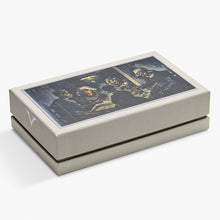Load image into Gallery viewer, Angled view of the presentation box. The Potato Eaters painting is printed on the lid.